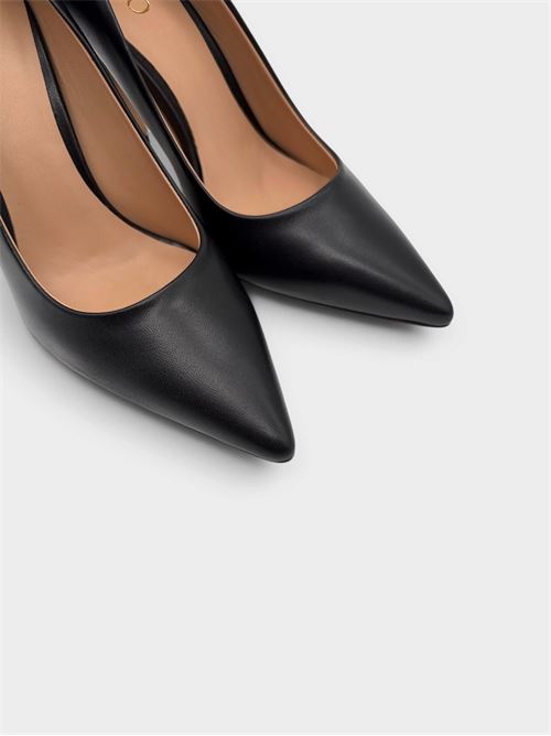 Décolleté nera con tacco 9 cm IL LACCIO | R153NAPPANERO